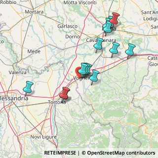 Mappa Via Fausto Coppi, 27058 Voghera PV, Italia (14.93643)
