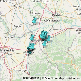 Mappa Via Fausto Coppi, 27058 Voghera PV, Italia (9.3755)