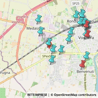 Mappa Via Fausto Coppi, 27058 Voghera PV, Italia (1.3155)