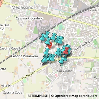 Mappa Via Fausto Coppi, 27058 Voghera PV, Italia (0.3)