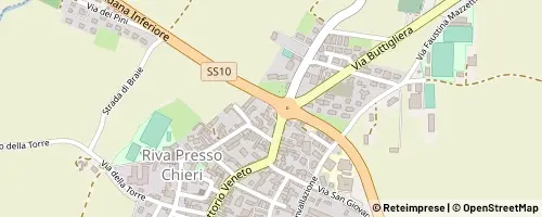 Mappa Riva presso Chieri
