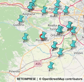 Mappa Via Trento, 10045 Piossasco TO, Italia (9.2695)