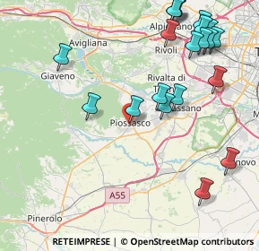 Mappa Via Trento, 10045 Piossasco TO, Italia (10.1305)