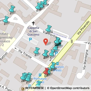 Mappa Via Trento, 10045 Piossasco TO, Italia (0.05926)