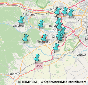 Mappa Piano terra, 10045 Piossasco TO, Italia (7.12286)