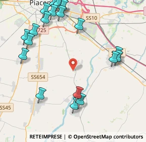 Mappa LOC CROCETTA, 29027 San Polo PC, Italia (5.2885)