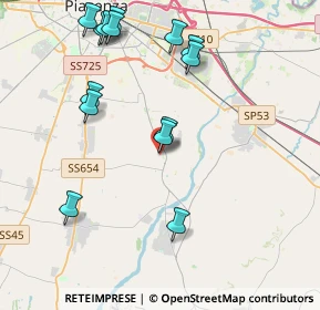 Mappa LOC CROCETTA, 29027 San Polo PC, Italia (4.46429)