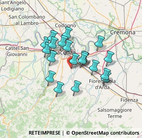 Mappa LOC CROCETTA, 29027 San Polo PC, Italia (10.618)