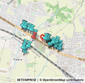 Mappa Str. Genova, 10027 Moncalieri TO, Italia (0.31333)