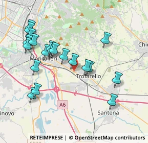 Mappa Str. Genova, 10027 Moncalieri TO, Italia (4.0035)