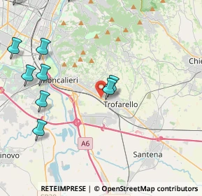 Mappa 10027 Moncalieri TO, Italia (6.40429)