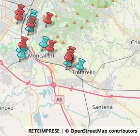 Mappa Str. Genova, 10027 Moncalieri TO, Italia (4.51125)