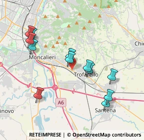 Mappa Str. Genova, 10027 Moncalieri TO, Italia (3.885)