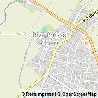 地图 Riva Presso Chieri