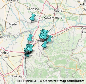 Mappa Via B. S. Capelli, 27058 Voghera PV, Italia (9.9355)