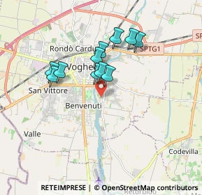 Mappa Via B. S. Capelli, 27058 Voghera PV, Italia (1.45364)