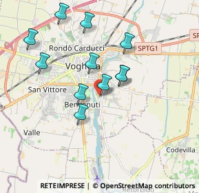 Mappa Via B. S. Capelli, 27058 Voghera PV, Italia (1.69091)