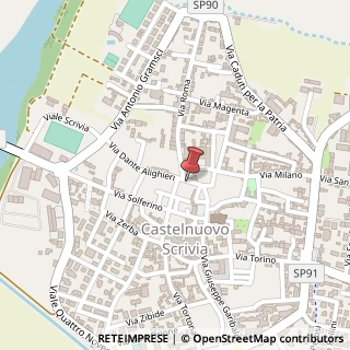 Mappa Via Cavour, 33, 15053 Castelnuovo Scrivia, Alessandria (Piemonte)