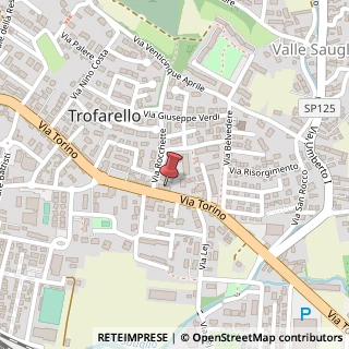 Mappa Via Torino, 137, 10028 Trofarello, Torino (Piemonte)