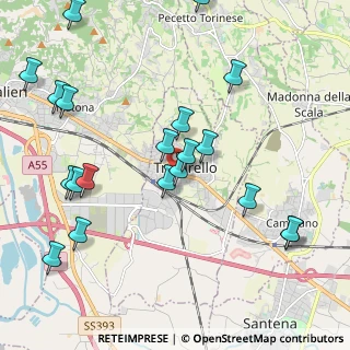 Mappa Via XXIV Maggio, 10028 Trofarello TO, Italia (2.4125)
