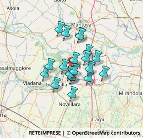 Mappa Via S. Marco, 42045 Suzzara MN, Italia (9.3745)