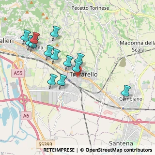 Mappa Via Cesare Battisti, 10028 Trofarello TO, Italia (1.99)