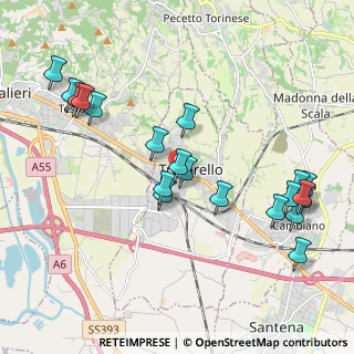 Mappa Via Cesare Battisti, 10028 Trofarello TO, Italia (2.2435)
