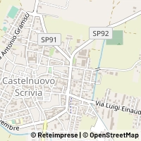 地图 Castelnuovo Scrivia
