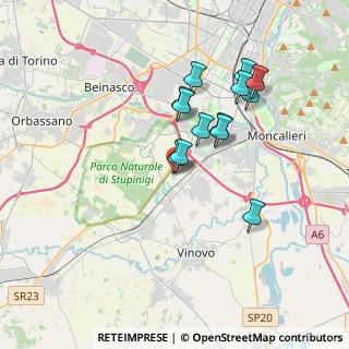 Mappa Strada Debouchè presso MONDOJUVE Shopping Village, 10048 Vinovo TO, Italia (3.09615)