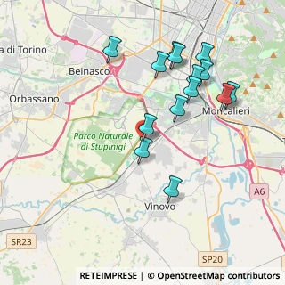 Mappa Via Scarrone, 10134 Nichelino TO, Italia (3.91)
