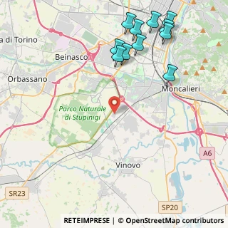 Mappa Via Scarrone, 10134 Nichelino TO, Italia (5.34)