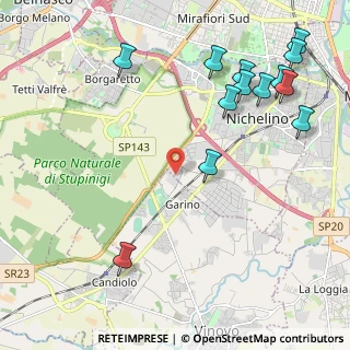 Mappa Via Scarrone, 10134 Nichelino TO, Italia (2.71692)