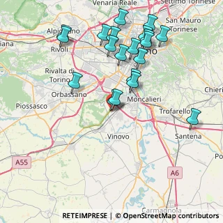 Mappa Strada Debouchè presso MONDOJUVE Shopping Village, 10048 Vinovo TO, Italia (8.691)