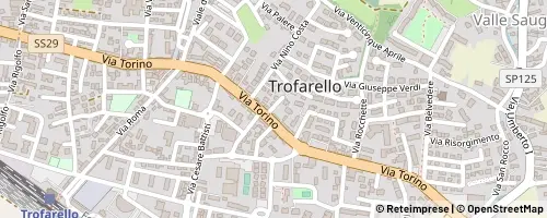 Mappa Trofarello