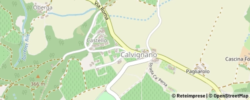 Mappa Calvignano