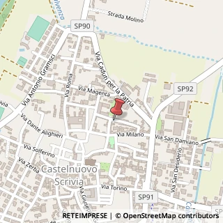 Mappa Via Montebello,  1, 61030 Castelnuovo Scrivia, Alessandria (Piemonte)