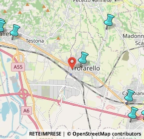 Mappa Via Armando Diaz, 10028 Trofarello TO, Italia (3.69455)