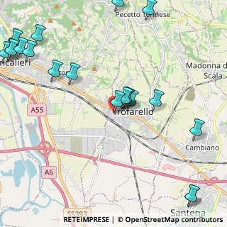 Mappa Via Armando Diaz, 10028 Trofarello TO, Italia (2.893)
