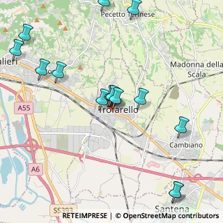 Mappa Via V. Bachelet, 10028 Trofarello TO, Italia (2.336)