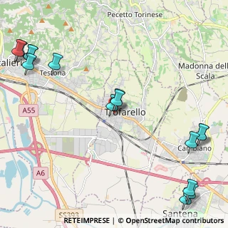 Mappa Via Don Masera, 10028 Trofarello TO, Italia (3.064)