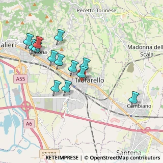 Mappa Via Cleo Balbo, 10028 Trofarello TO, Italia (1.90769)