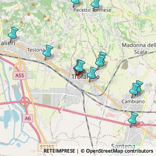 Mappa Via Don Masera, 10028 Trofarello TO, Italia (2.16231)