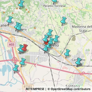 Mappa Via Don Masera, 10028 Trofarello TO, Italia (2.387)