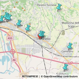 Mappa Via Don Masera, 10028 Trofarello TO, Italia (3.01182)