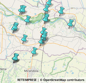 Mappa Via Bellini, 46025 Poggio Rusco MN, Italia (8.5855)