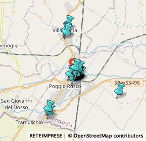 Mappa Via Bellini, 46025 Poggio Rusco MN, Italia (1.102)