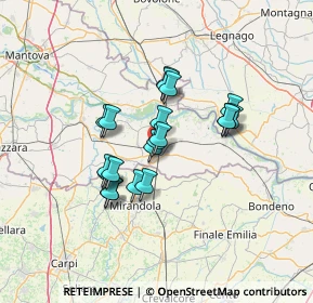 Mappa Via Bellini, 46025 Poggio Rusco MN, Italia (10.342)