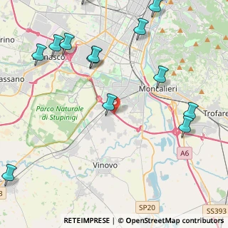 Mappa Via Cervino, 10042 Nichelino TO, Italia (5.96643)