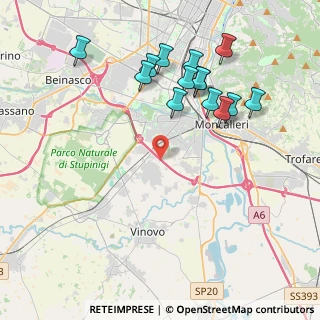 Mappa Via Cervino, 10042 Nichelino TO, Italia (4.25857)