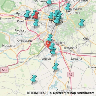 Mappa Via Cervino, 10042 Nichelino TO, Italia (9.814)
